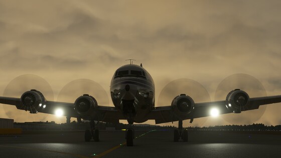 DC 6 Front on the ground