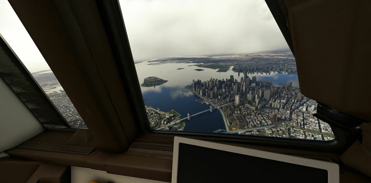 New York - View from 747-8i